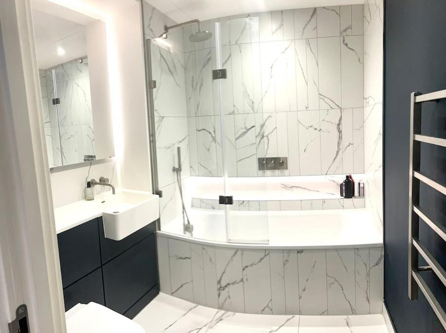 New Central 1Br Wstunning View, 5 Min Vauxhall St Londyn Zewnętrze zdjęcie